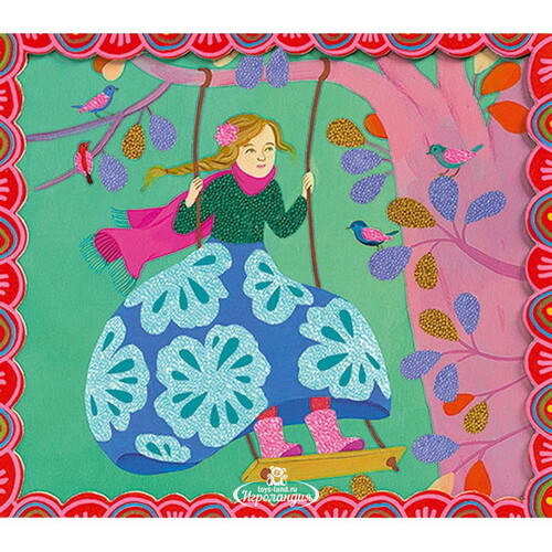 Детский набор для творчества Четыре сезона, декорирование бисером Djeco