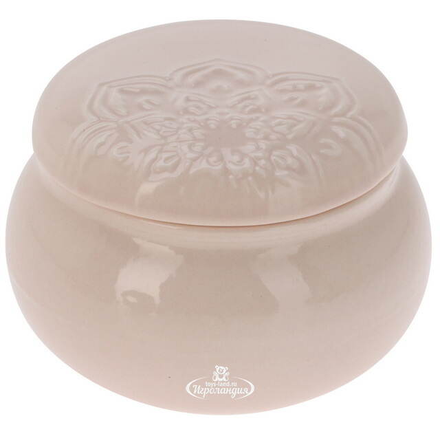 Ароматическая свеча Barnsley Cotton 9 см пудровая Koopman