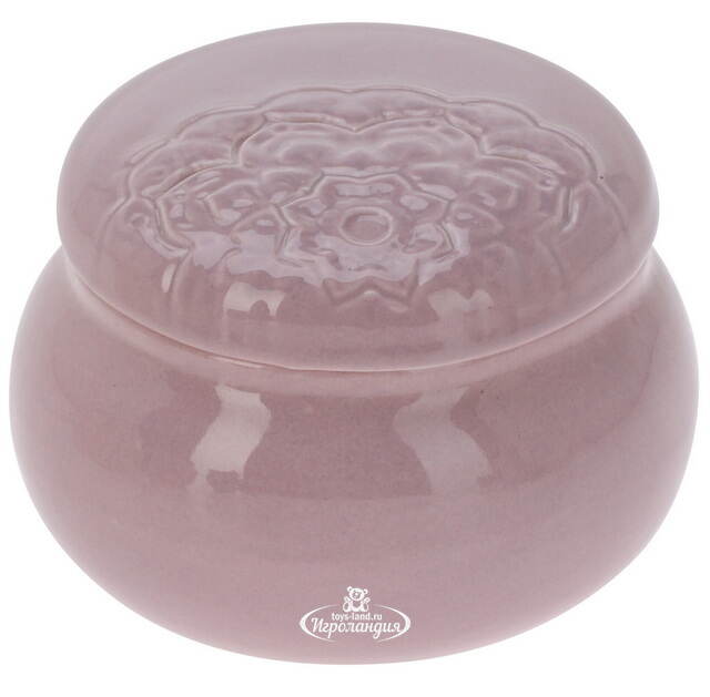 Ароматическая свеча Barnsley Lavender 9 см сиреневая Koopman