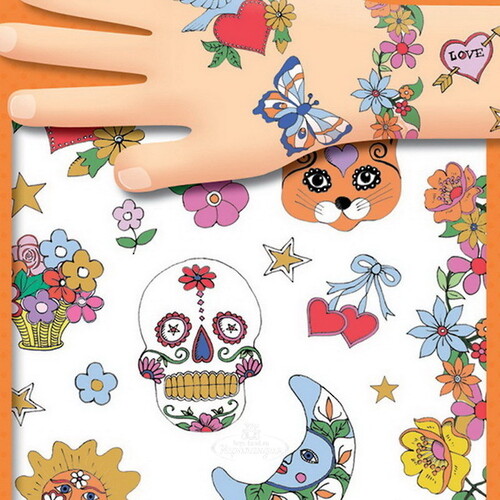 Детские татуировки Мексиканская фиеста Djeco