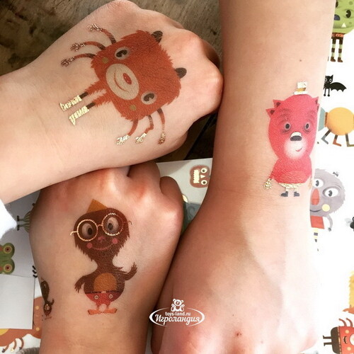 Детские татуировки Монстры Djeco
