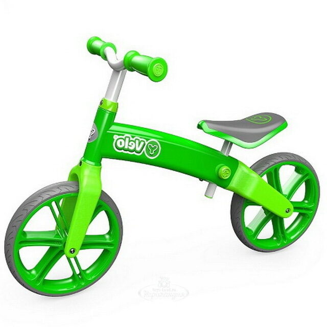 Беговел Yvolution Velo Balance, колеса 12", зеленый YVolution