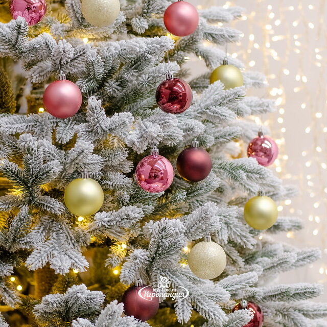 Коллекция пластиковых шаров Salute - Королевский Сатин 6 см, 16 шт Winter Deco