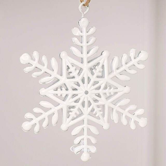 Набор елочных игрушек Снежинки - West Auckland 8 см, 2 шт Winter Deco