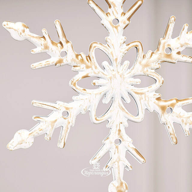 Набор елочных игрушек Снежинки Alessano 12 см, 2 шт Winter Deco