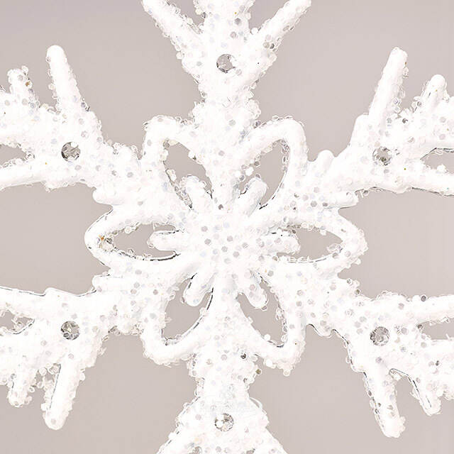 Набор елочных игрушек Снежинки Allerona 12 см, 2 шт Winter Deco