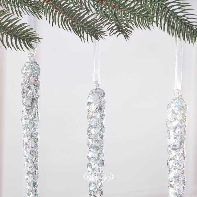 Набор елочных игрушек Сосульки Лоретто 23 см, 4 шт Winter Deco