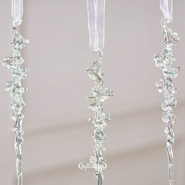 Набор елочных игрушек Сосульки Камерино 15 см, 4 шт Winter Deco