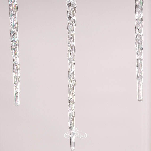 Набор елочных игрушек Сосульки Beckington 22 см белый, 4 шт Winter Deco