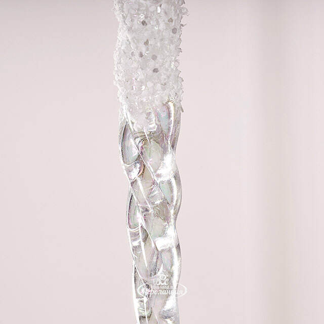 Набор елочных игрушек Сосульки Beckington 22 см белый, 4 шт Winter Deco