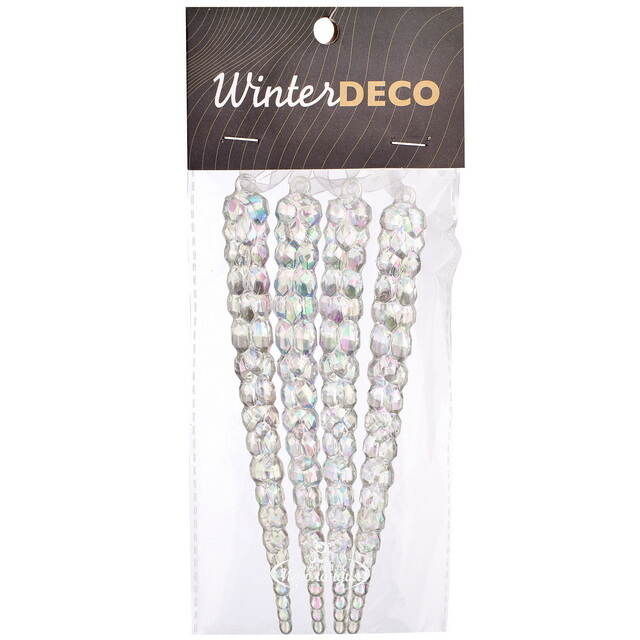 Набор елочных игрушек Сосульки Мантело 18 см, 4 шт Winter Deco