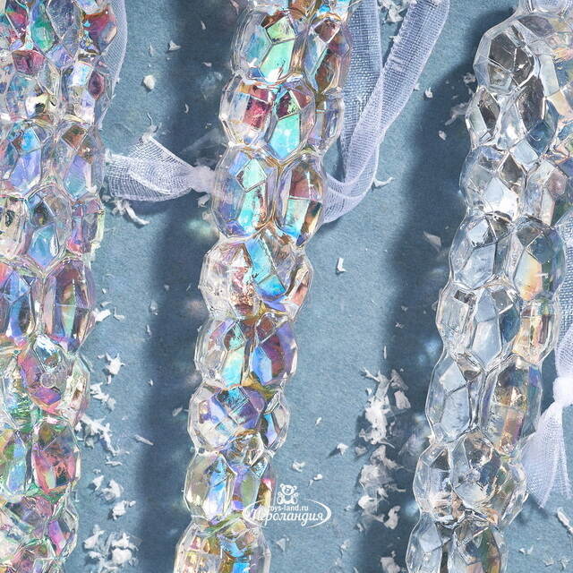 Набор елочных игрушек Сосульки Mantello 19 см, 4 шт Winter Deco