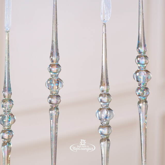 Набор елочных игрушек Сосульки Beighton 17 см, 6 шт Winter Deco