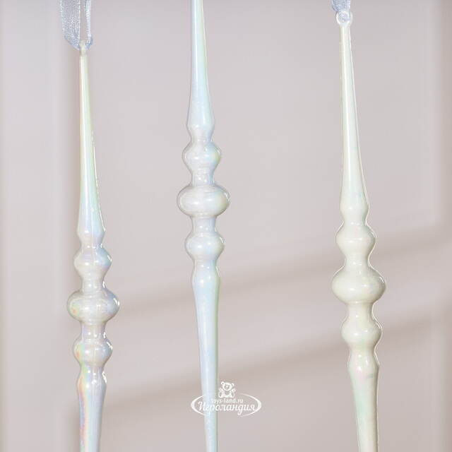 Набор елочных игрушек Сосульки Монтазола 17 см, 6 шт Winter Deco