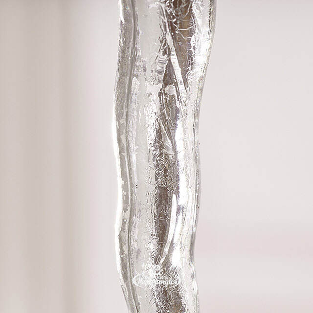 Набор елочных игрушек Сосульки Серебрянный Лёд 30 см, 2 шт Winter Deco