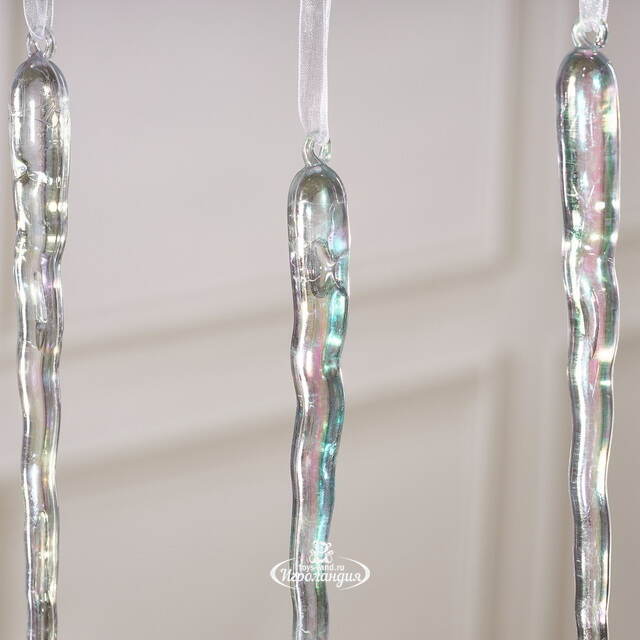 Набор елочных игрушек Сосульки Эмелин 20 см, 4 шт Winter Deco