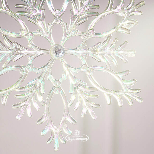 Набор елочных игрушек Снежинки Needlelike Crystals 13 см, 2 шт Winter Deco