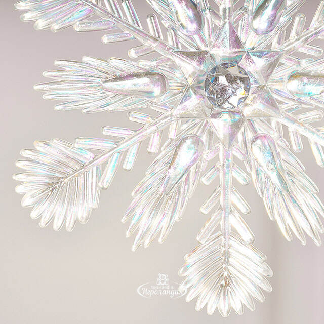 Набор елочных игрушек Снежинки Needle Crystals 12 см, 2 шт Winter Deco