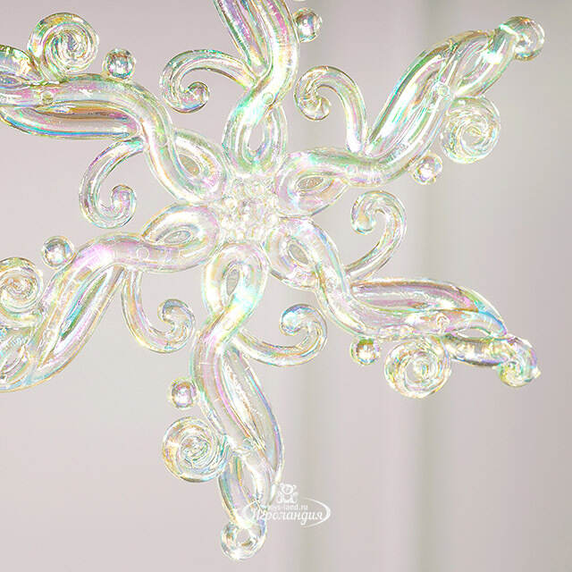 Набор елочных игрушек Снежинки Ice Symphony 12 см, 2 шт Winter Deco