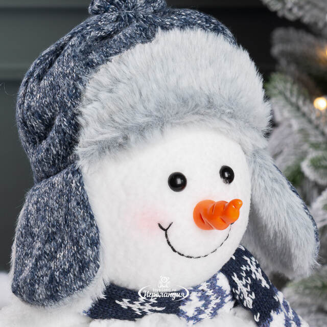 Новогодняя фигура Снеговик Дельф в шапке 25 см Winter Deco