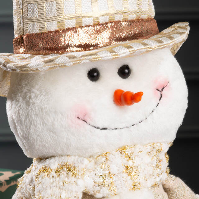Дверной стоппер Снеговик Билли в шляпе 33 см Winter Deco