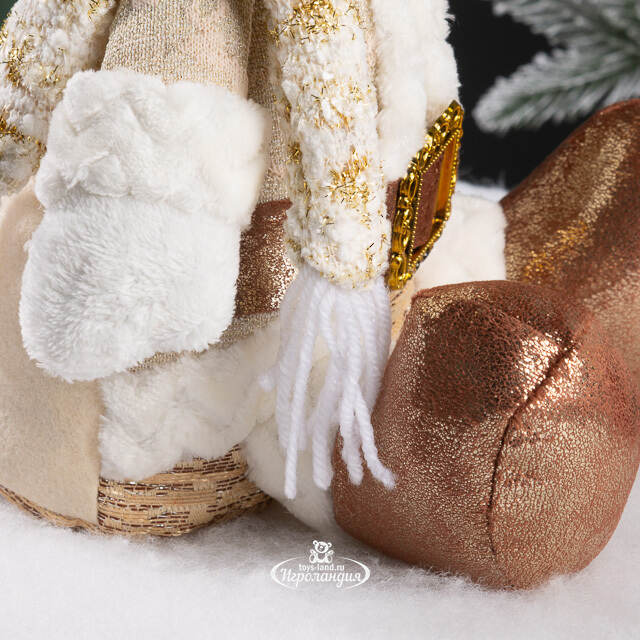Дверной стоппер Снеговик Билли в шляпе 33 см Winter Deco