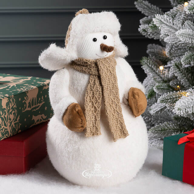 Новогодняя фигура Снеговик Ирвин 30 см Winter Deco