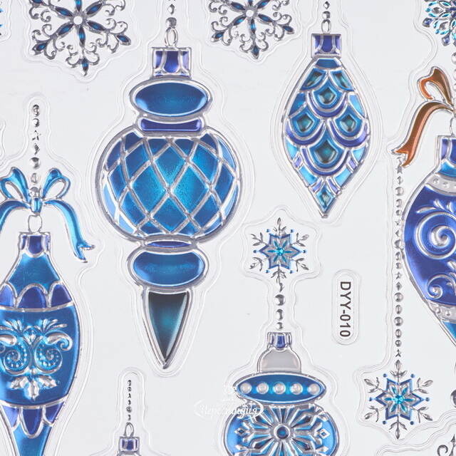 Новогодние наклейки на окно Магия Зимы 24*18 см Winter Deco