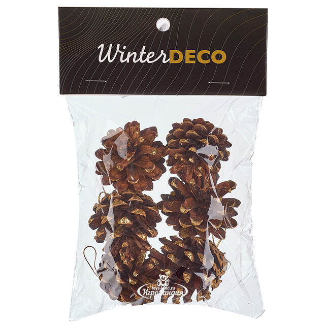 Набор для декора Шишки - Белкины Запасы 5 см, 6 шт Winter Deco