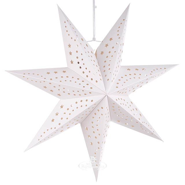 Бумажная звезда Balbeggi 45 см белая Winter Deco