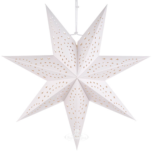 Бумажная звезда Balbeggi 45 см белая Winter Deco