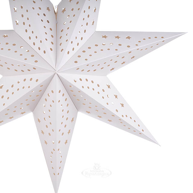 Бумажная звезда Balbeggi 45 см белая Winter Deco