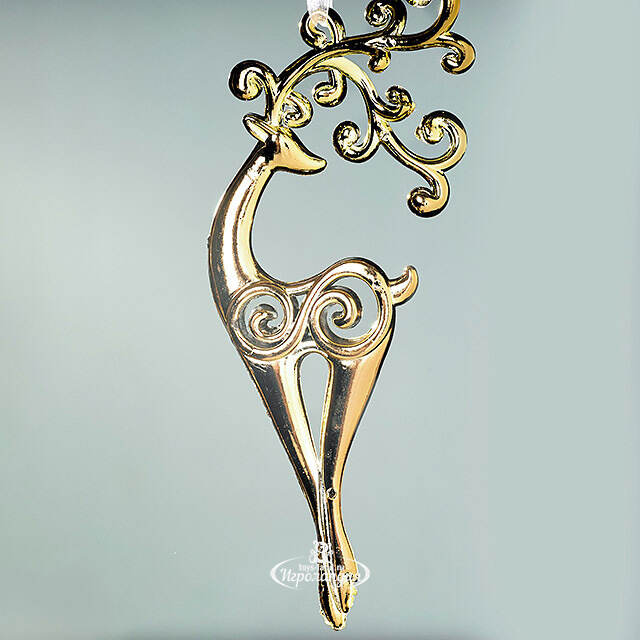 Набор елочных игрушек Олени Golden Glow 18 см, 3 шт Winter Deco