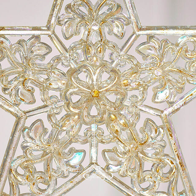 Набор елочных игрушек Звезды Capella 13 см золотые, 2 шт Winter Deco