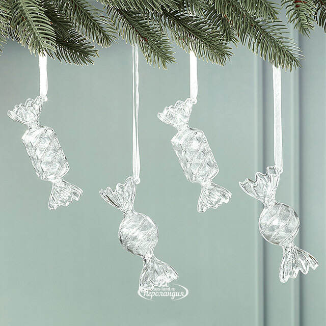 Набор елочных игрушек Конфетки Mably - Фабрика Сладостей 11 см, 4 шт Winter Deco
