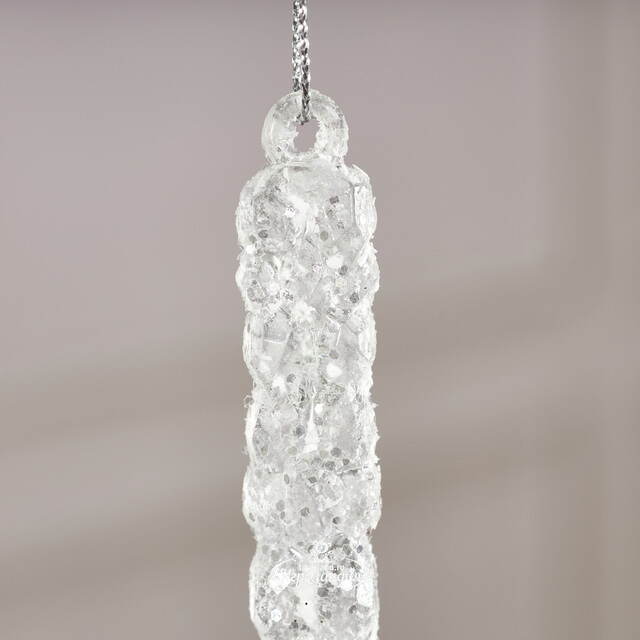 Набор елочных игрушек Сосульки - Laval Pradel 14 см, 4 шт Winter Deco