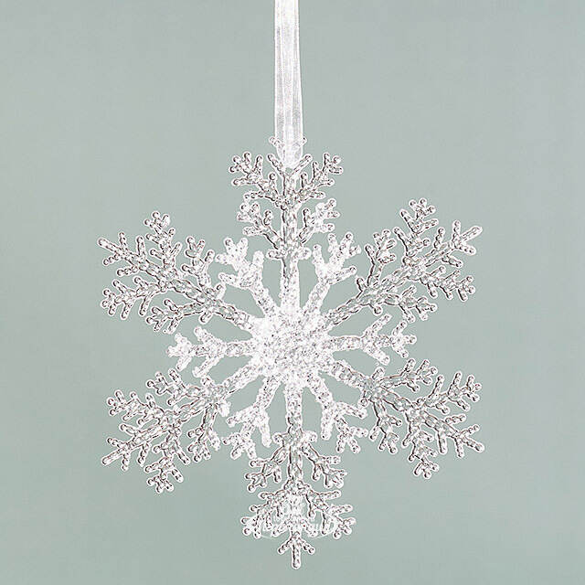 Набор елочных игрушек Снежинки - Westbury 15 см, 7 шт Winter Deco