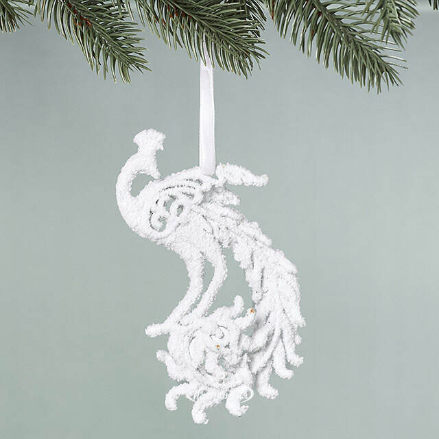 Елочная игрушка Павлин Хорас 15 см Winter Deco