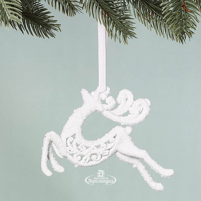 Елочная игрушка Олень Дерек 14 см Winter Deco