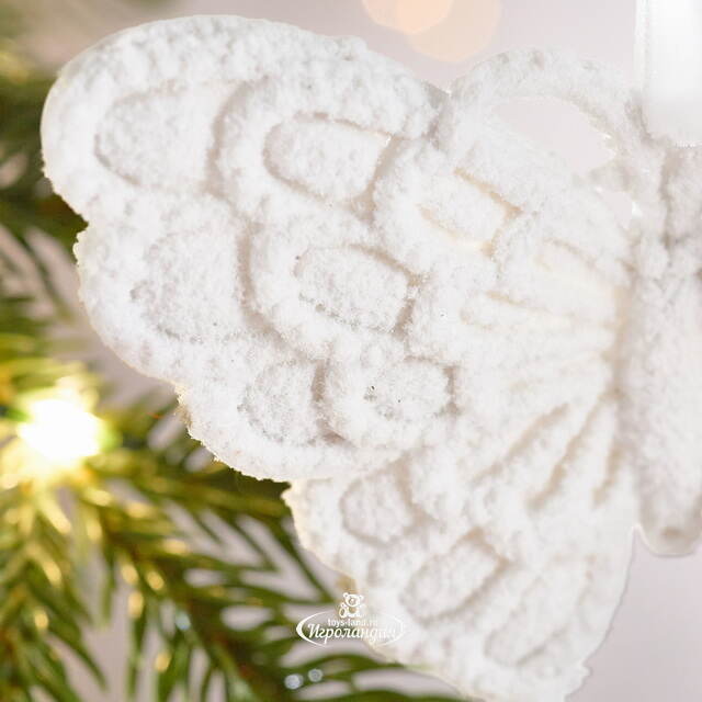 Елочная игрушка Бабочка Оливия 12 см Winter Deco