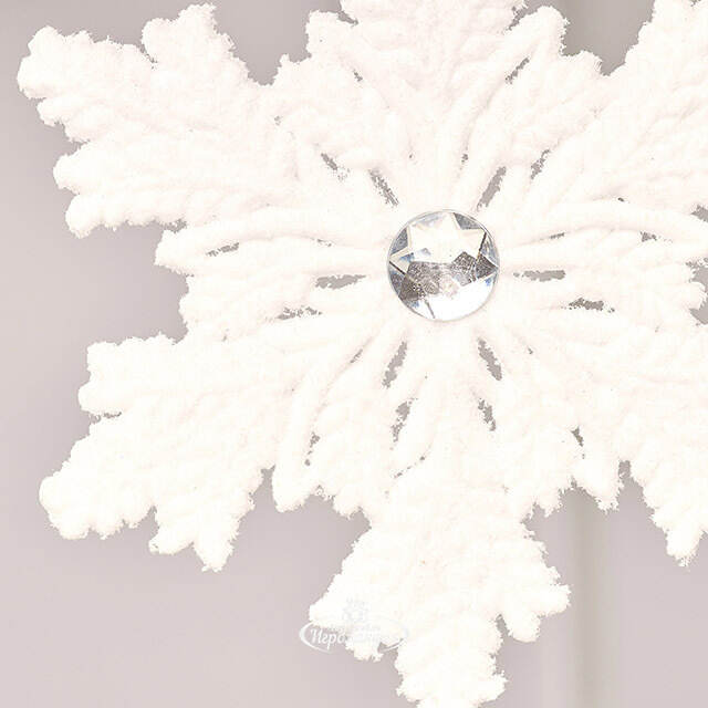 Набор елочных игрушек Снежинки - Ribovelle 12 см, 2 шт Winter Deco