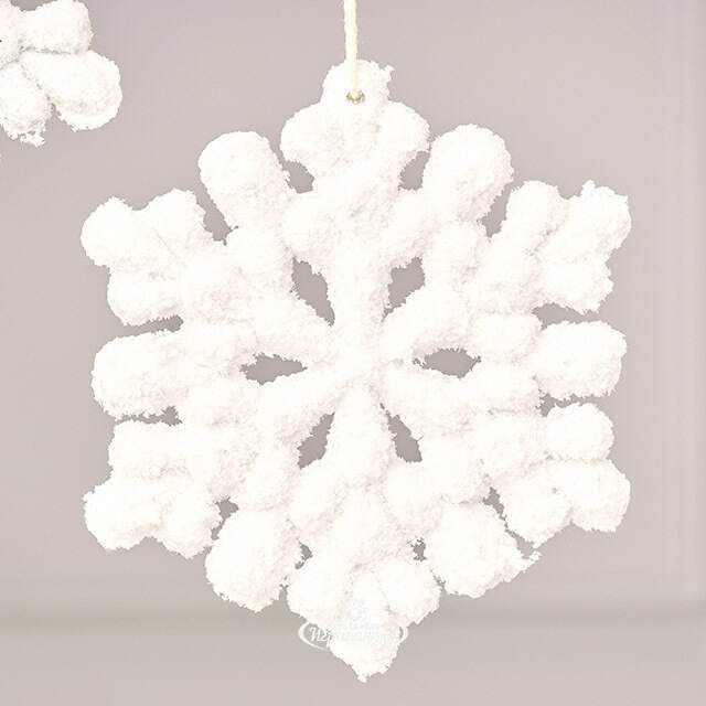 Набор елочных игрушек Снежинки - Chambray 12 см, 2 шт Winter Deco