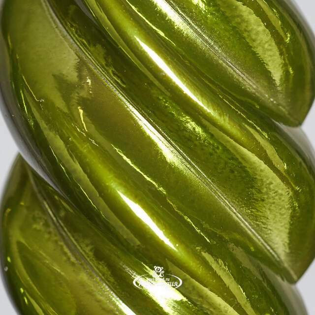 Елочные игрушки Сосульки Frosted Twist 11 см зеленый, 4 шт, пластик Winter Deco