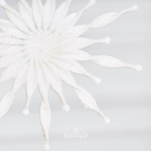 Елочная игрушка Снежинка Altairт 15 см белый, 6 шт Winter Deco