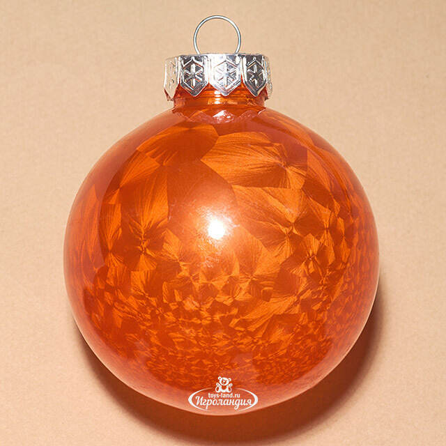Елочные ПЭТ шары Albertine - Flaming Sky 8 см, 6 шт Winter Deco