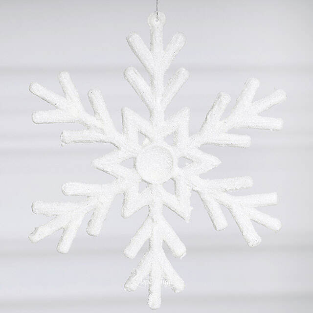 Елочная игрушка Снежинка - Levanto 15 см, 4 шт Winter Deco