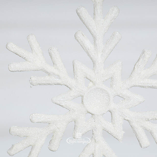 Елочная игрушка Снежинка - Levanto 15 см, 4 шт Winter Deco