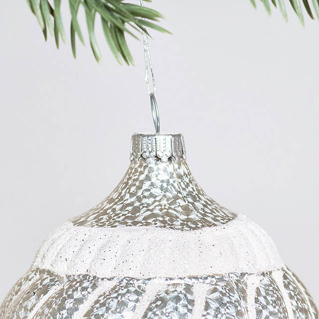 Пластиковые шары Луковки Pearl Ramona 10 см, 2 шт Winter Deco