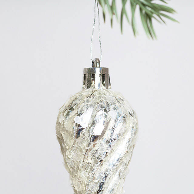 Елочная игрушка Сосулька - Mercogliano 17 см, 4 шт Winter Deco