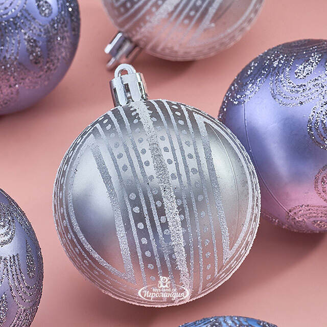 Елочные шары Savelli - Palermo 6 см, 9 шт, пластик Winter Deco
